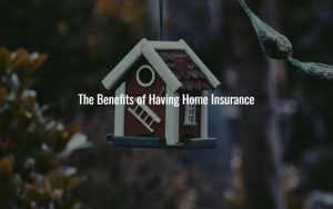 The Benefits of Having Home Insurance