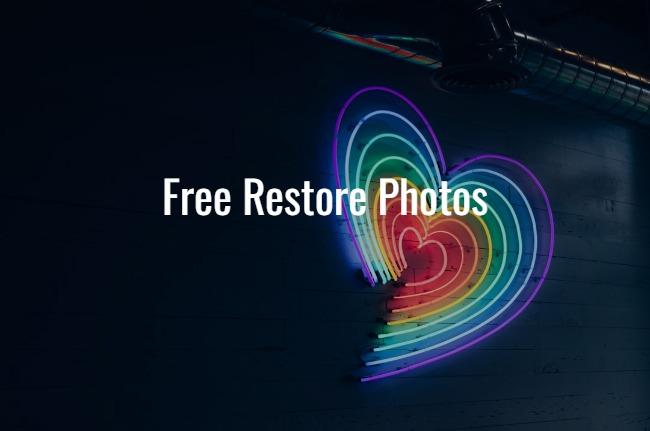 Free tools for Restoring photos